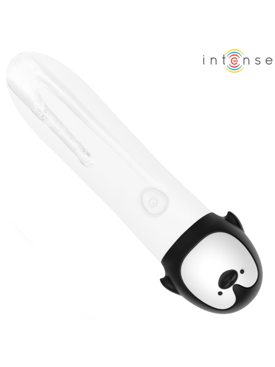 VIBRADOR PINGÜINO RECARGABLE USB 8 MODOS RESISTENTE AGUA DE LA MARCA INTENSE FUN