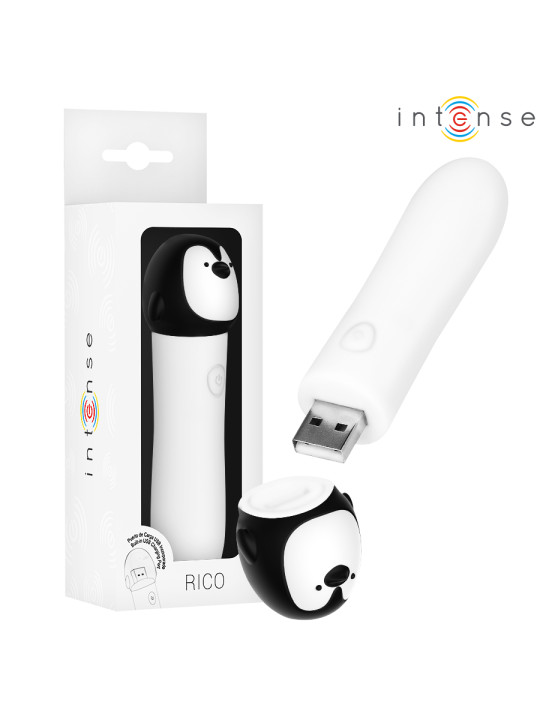 VIBRADOR PINGÜINO RECARGABLE USB 8 MODOS RESISTENTE AGUA DE LA MARCA INTENSE FUN