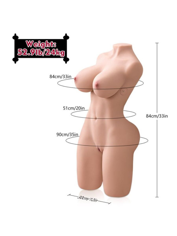 XISE ERICA TORSO FEMENINO CON VIBRACIÓN Y EMPUJE AUTOMÁTICO DE LA MARCA XISE