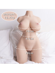 TORSOS FEMENINO REALISTA THRUSTING AUTOMÁTICO 71CM SILICONA DE LA MARCA XISE