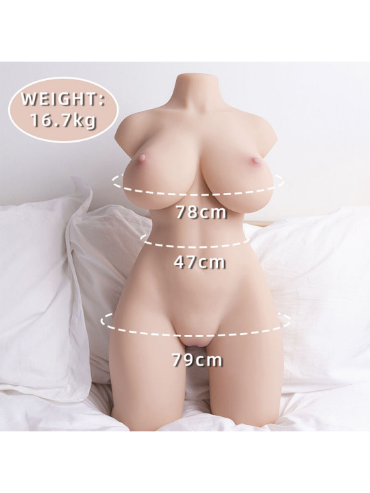 TORSOS FEMENINO REALISTA THRUSTING AUTOMÁTICO 71CM SILICONA DE LA MARCA XISE