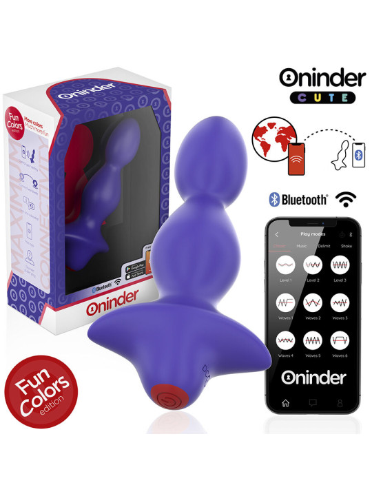 ONINDER LOVE BUTT VIBRADOR PLUG ANAL APP CONTROL REMOTO DE LA MARCA ONINDER CUTE