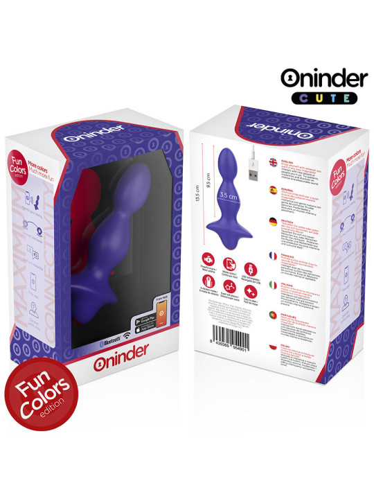 ONINDER LOVE BUTT VIBRADOR PLUG ANAL APP CONTROL REMOTO DE LA MARCA ONINDER CUTE