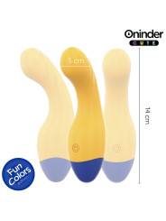 VIBRADOR APP CONTROL REMOTO ONINDER SILICONA MÉDICA DE LA MARCA ONINDER CUTE