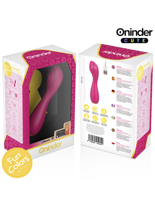 VIBRADOR APP TAPPING ONINDER CUTE - SILICONA MÉDICA DE LA MARCA ONINDER CUTE