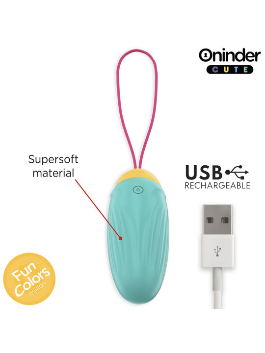 ONINDER HUEVO VIBRADOR APP CONTROL REMOTO SILICONA MÉDICA DE LA MARCA ONINDER CUTE