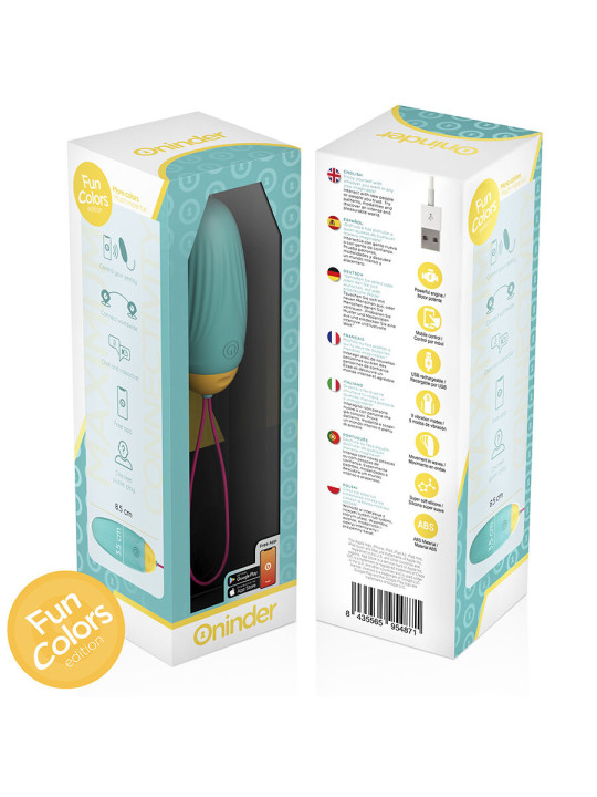 ONINDER HUEVO VIBRADOR APP CONTROL REMOTO SILICONA MÉDICA DE LA MARCA ONINDER CUTE