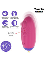HUEVO VIBRADOR APP CONTROL SILICONA MÉDICO RESISTENTE AGUA DE LA MARCA ONINDER CUTE