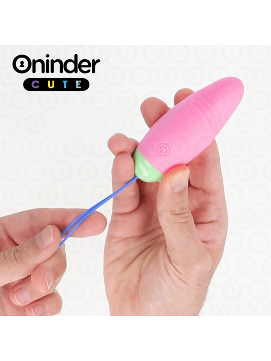 HUEVO VIBRADOR APP CONTROL REMOTO SILICONA MÉDICA 360° DE LA MARCA ONINDER CUTE