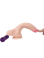 VIBRADOR HOLY DRAGON CONTROL REMOTO SILICONA 20CM SHEQU DE LA MARCA SHEQU