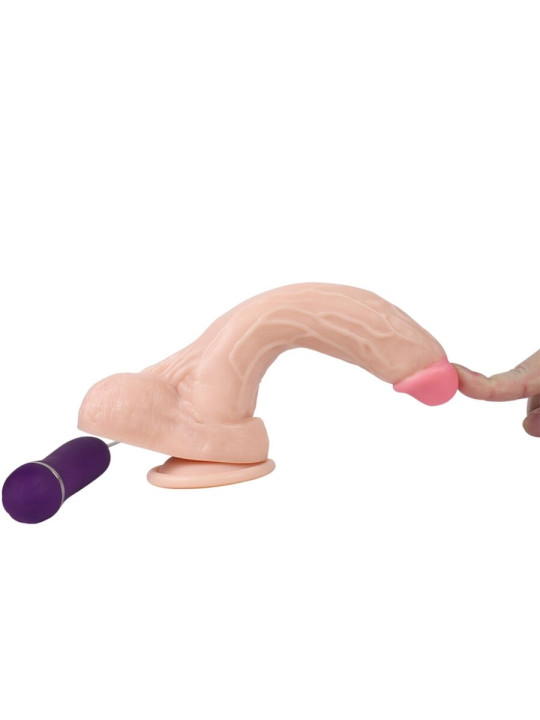 VIBRADOR HOLY DRAGON CONTROL REMOTO SILICONA 20CM SHEQU DE LA MARCA SHEQU