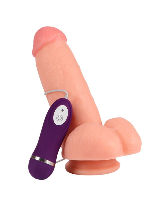 VIBRADOR CONTROL REMOTO SILICONA MÉDICA 17CM SHEQU RED EAGLE DE LA MARCA SHEQU