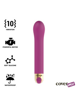 VIBRADOR G-SPOT 10 VELOCIDADES SILICONA SUAVE DE LA MARCA COVERME