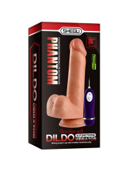 VIBRADOR CONTROL REMOTO INALÁMBRICO SILICONA 20CM SUMERGIBLE DE LA MARCA SHEQU