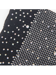 GUANTES TRANSPARENTES CON BRILLO NEGRO Y DIAMANTES SUBBLIME DE LA MARCA SUBBLIME ACCESORIES