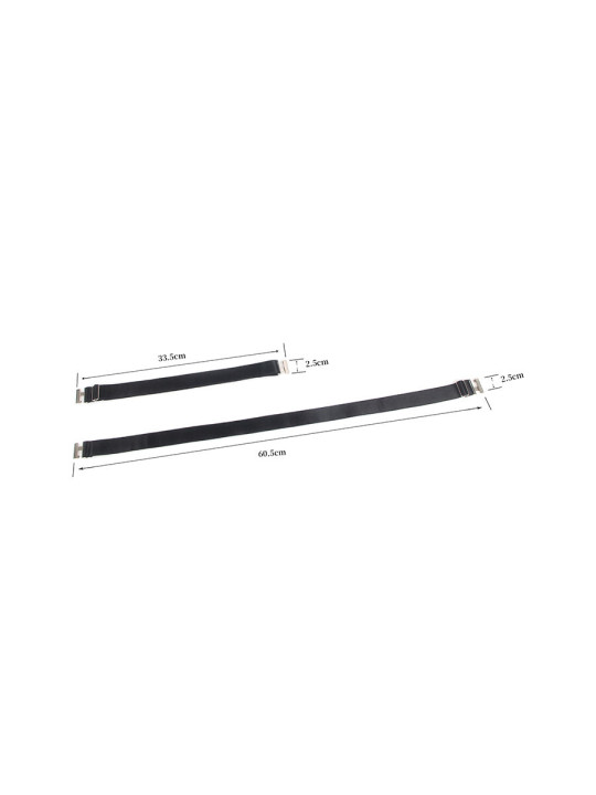 LIGUERO AJUSTABLE NEGRO CUERO SINTÉTICO SUBBLIME DE LA MARCA SUBBLIME ACCESORIES