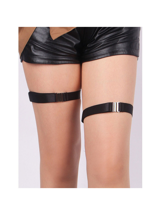 LIGUERO AJUSTABLE NEGRO CUERO SINTÉTICO SUBBLIME DE LA MARCA SUBBLIME ACCESORIES