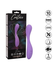 MASAJEADOR VIOLETA 10 VIBRACIONES SILICONA LÍQUIDA DE LA MARCA CALEXOTICS