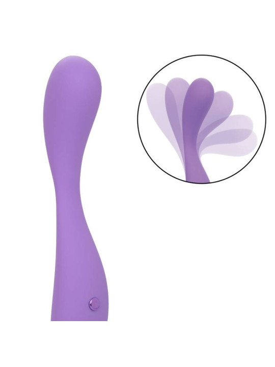 MASAJEADOR VIOLETA 10 VIBRACIONES SILICONA LÍQUIDA DE LA MARCA CALEXOTICS