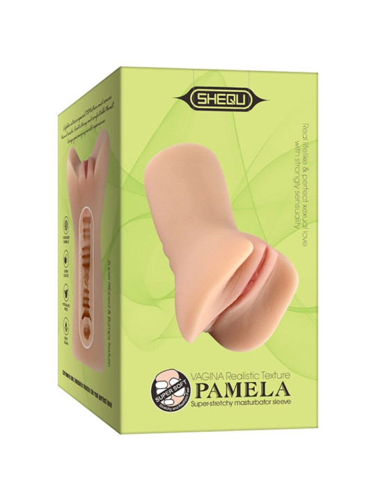 MASTURBADOR REALISTA SHEQU PAMELA SILICONA SUCCIÓN DE LA MARCA SHEQU