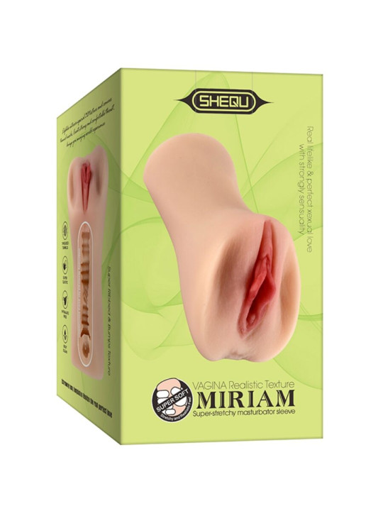 MASTURBADOR REALISTA SHEQU MIRIAM SILICONA SUCCIÓN DE LA MARCA SHEQU