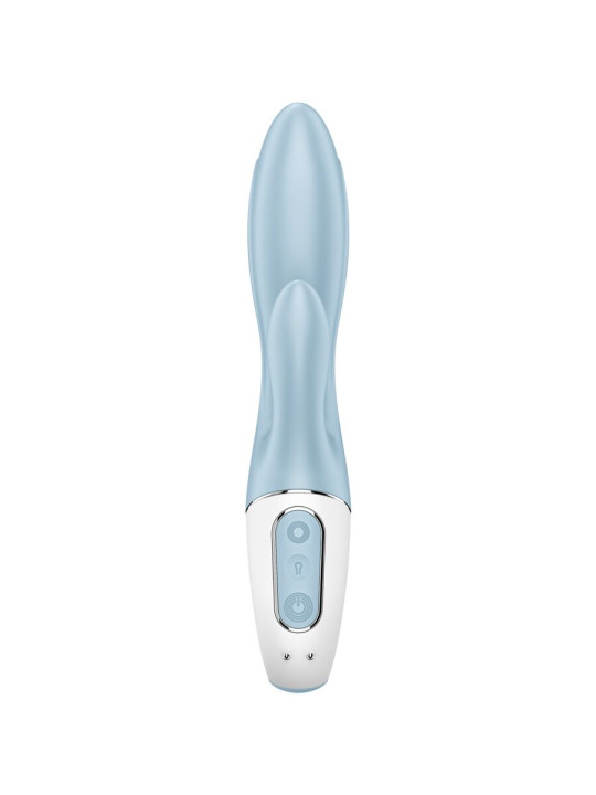 SATISFYER VIBRADOR RABBIT INFLABLE AZUL PUNTO G CLITORIS DE LA MARCA SATISFYER VIBRATOR