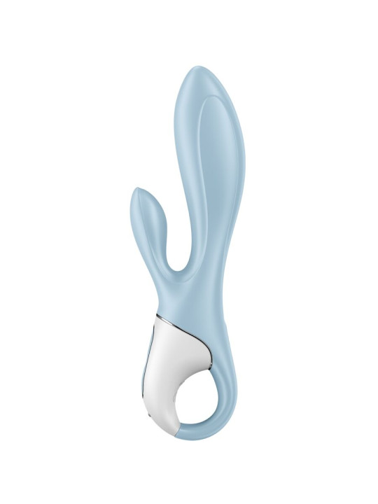 SATISFYER VIBRADOR RABBIT INFLABLE AZUL PUNTO G CLITORIS DE LA MARCA SATISFYER VIBRATOR