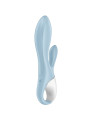 SATISFYER VIBRADOR RABBIT INFLABLE AZUL PUNTO G CLITORIS DE LA MARCA SATISFYER VIBRATOR