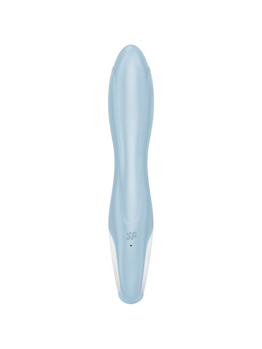 SATISFYER VIBRADOR RABBIT INFLABLE AZUL PUNTO G CLITORIS DE LA MARCA SATISFYER VIBRATOR