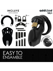 JAULA DE CASTIDAD PENIANA BDSM 10 CM LOCKED FORBIDDEN VAULT DE LA MARCA ADDICTED TOYS LOCKED