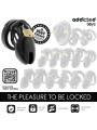 JAULA DE CASTIDAD PENIANA BDSM 10 CM LOCKED FORBIDDEN VAULT DE LA MARCA ADDICTED TOYS LOCKED
