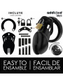 JAULA DE PENE BDSM TALLA M LOCKED OBSIDIAN HOLD DE LA MARCA ADDICTED TOYS LOCKED