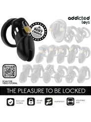 JAULA DE PENE BDSM TALLA M LOCKED OBSIDIAN HOLD DE LA MARCA ADDICTED TOYS LOCKED