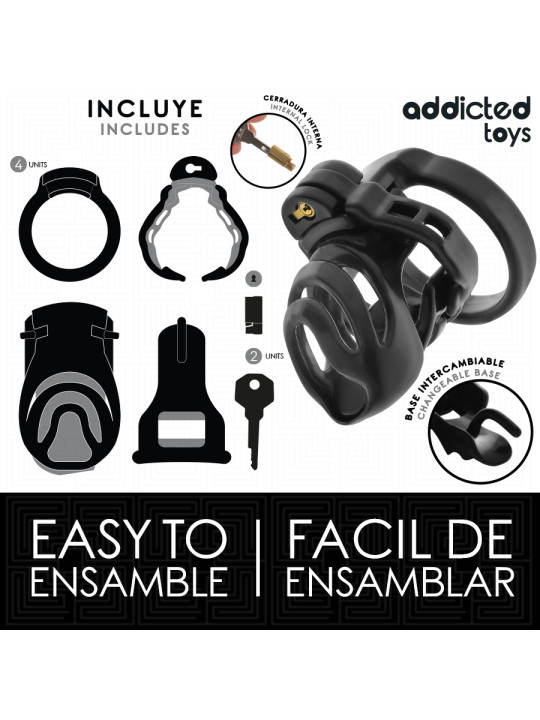JAULA DE PENE LOCKED 9CM - ALEACIÓN ZINC SIN NÍQUEL DE LA MARCA ADDICTED TOYS LOCKED
