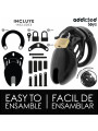 JAULA PENE TALLA S OBSIDIAN HOLD BDSM SUMISIÓN ELEGANTE DE LA MARCA ADDICTED TOYS LOCKED
