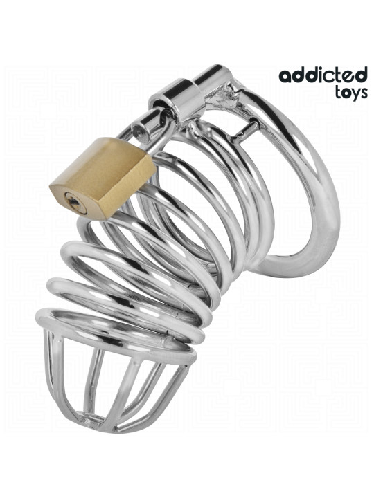 JAULA PENE METAL LOCKED IRON CELL ADDICTED TOYS TALLA S DE LA MARCA ADDICTED TOYS LOCKED