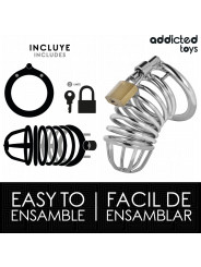 JAULA PENE METAL LOCKED IRON CELL ADDICTED TOYS TALLA S DE LA MARCA ADDICTED TOYS LOCKED