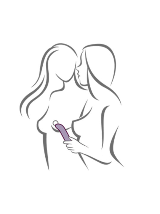 VIBRADOR PUNTO G CHAIAMO MORADO 10 MODOS IMPERMEABLE DE LA MARCA ROCKS-OFF