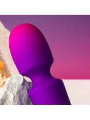 VIBRADOR WAND MINI ROCKS-OFF GLO-GIRL MORADO IPX7 DE LA MARCA ROCKS-OFF