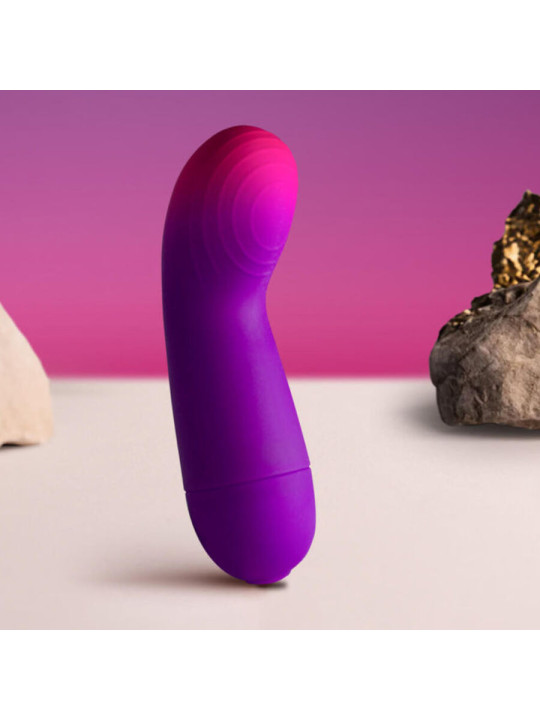 VIBRADOR PUNTO G ROCKS-OFF GLOW GIRL DISCRETO MORADO DE LA MARCA ROCKS-OFF