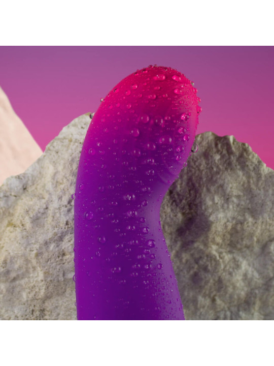 VIBRADOR PUNTO G ROCKS-OFF GLOW GIRL DISCRETO MORADO DE LA MARCA ROCKS-OFF