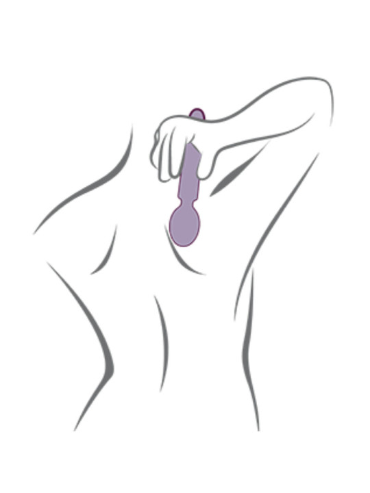 VIBRADOR WAND FLEXIBLE ROCKS-OFF ORIEL SILICONA SUAVE DE LA MARCA ROCKS-OFF