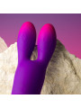 VIBRADOR CONEJO FLEXIBLE 10 MODOS SILICONA IMPERMEABLE DE LA MARCA ROCKS-OFF