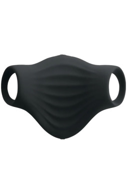 MASTURBADOR VIBRADOR PALM NEGRO ROCKS-OFF FLEXIBLE DE LA MARCA ROCKS-OFF