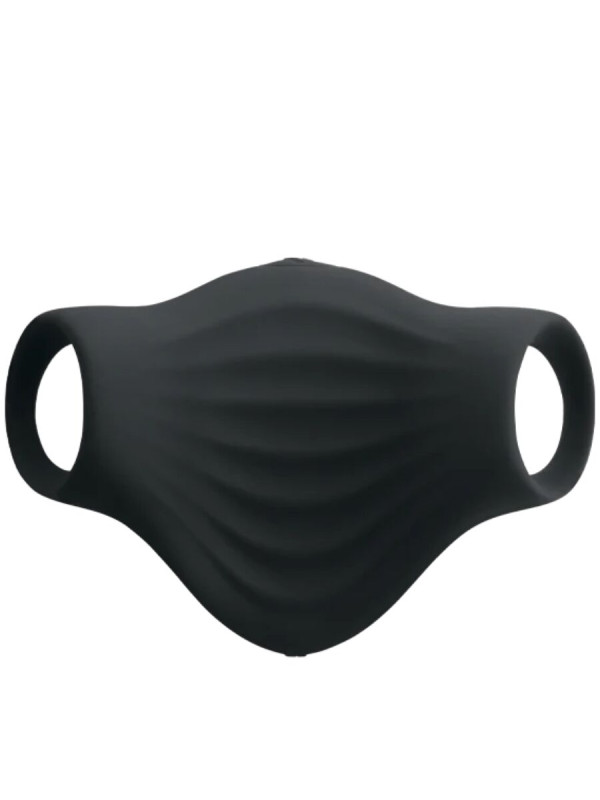 MASTURBADOR VIBRADOR PALM NEGRO ROCKS-OFF FLEXIBLE DE LA MARCA ROCKS-OFF