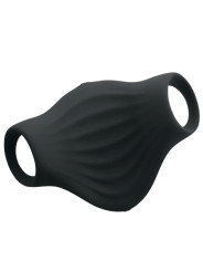 MASTURBADOR VIBRADOR PALM NEGRO ROCKS-OFF FLEXIBLE DE LA MARCA ROCKS-OFF