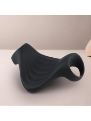 MASTURBADOR VIBRADOR PALM NEGRO ROCKS-OFF FLEXIBLE DE LA MARCA ROCKS-OFF