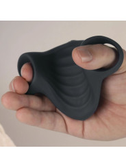 MASTURBADOR VIBRADOR PALM NEGRO ROCKS-OFF FLEXIBLE DE LA MARCA ROCKS-OFF