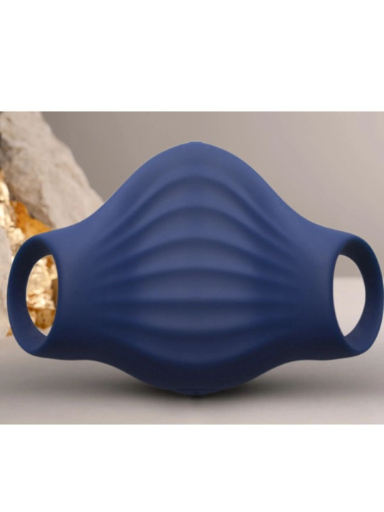 MASTURBADOR VIBRADOR ROCKS-OFF PALM AZUL SILICONA DE LA MARCA ROCKS-OFF