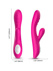 VIBRADOR EFECTO CALOR SPARK FUCSIA 9 MODOS DE LA MARCA ARMONY VIBRATORS